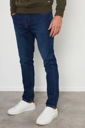 Threadbare Mens Tapered Fit Premium Jeans With Stretch
