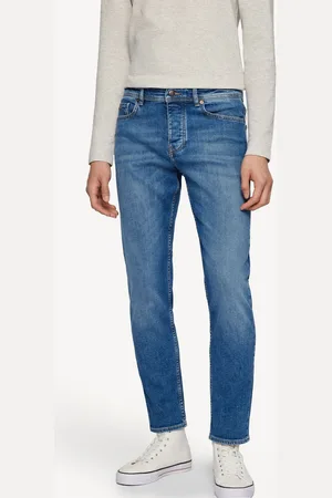 HUGO BOSS Mens Denim Regular Fit Taper Comfort Stretch Denim Jeans