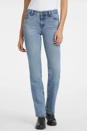 Guess Blue Mid Rise Straight Leg Jeans 34W x 31L (UK 34 R)