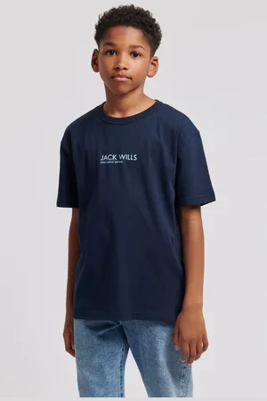 Jack Wills Boys Boys Raw Edge 100% Cotton T-Shirt