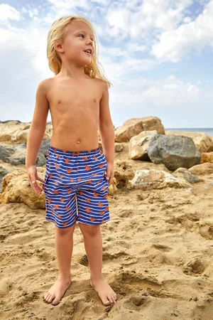 JoJo Maman Bébé Boys Crab No Nappy Swim Shorts