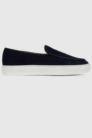 Unseen Mens Footwear Suede Georgetown Trainers