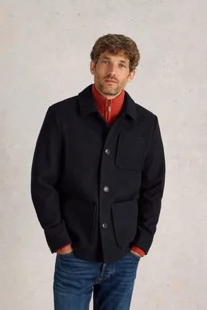 White Stuff Mens Wool Chore Jacket