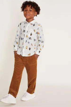 Monsoon Boys Corduroy Pull-On 100% Cotton Trousers