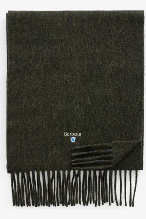Barbour Mens Plain Lambswool Scarf