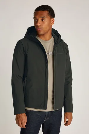 Calvin Klein Black Technical Hooded Jacket M