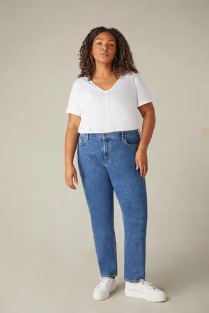 Live Unlimited London Womens Mom Curve Regular Comfort Jeans