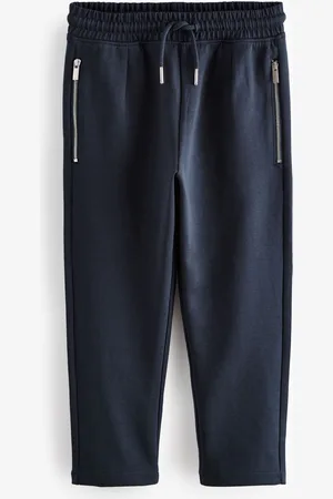 Next Boys Navy Smart Pleated Front Joggers (3-16yrs)
