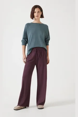 Hush Puppies Brown Amie Wide Leg Joggers XL Short