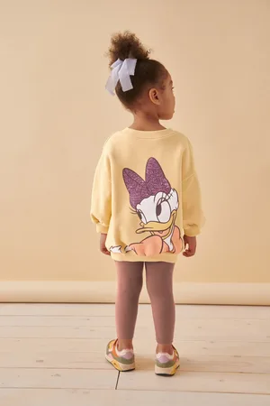 Disney Girls Daisy Duck Sweatshirt & Leggings Set (3mths-7yrs)