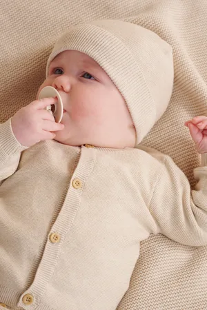 Purebaby Textured Knit Cardigan