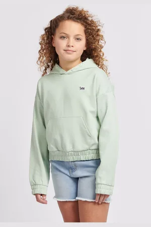 Lee Girls Girls Regular Fit 100% Cotton Badge Hoodie