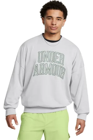 Under Armour Mens Icon HWT Terry Crew Sweat Top