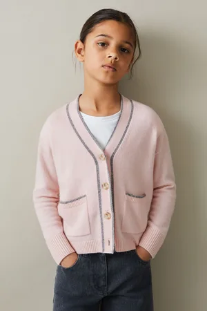 Reiss Girls Juni 9-13 yrs Relaxed Wool-Cashmere Cardigan