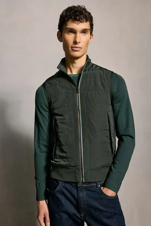 Paul Smith Green Quilted Gillet XXL