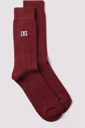Duchamp Mens Mens Chunky Cashmere Mix Rib Socks