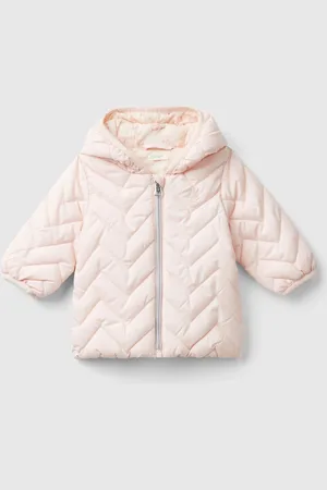 Benetton Boys Baby 100% Cotton Padded Puffer Jacket