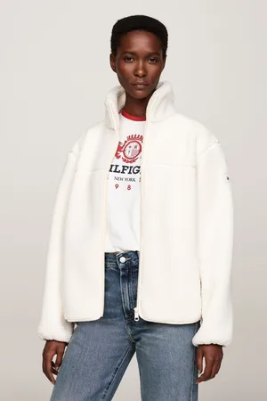 Tommy Hilfiger Womens Regular Fit Teddy Zip up Jacket