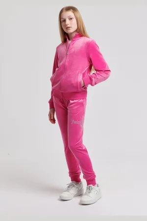 Juicy Couture Girls Girls Diamante Hoodie & Slim Tracksuit Set