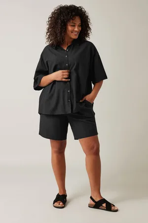 Evans Womens Linen Shirt