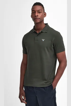 Barbour Mens 100% Cotton Classic Pique Polo Shirt