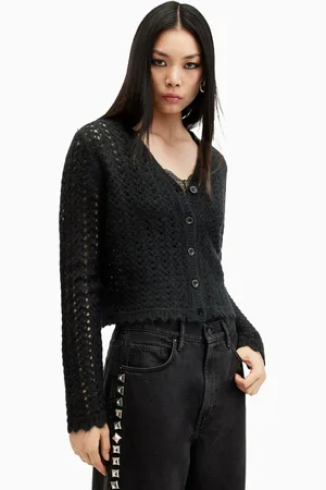AllSaints AllSaints Black Vivian Cardigan M