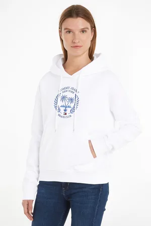 Tommy Hilfiger Womens Palm Print Hoodie