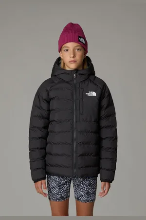 The North Face Black Girls Reversible Perrito Hooded Jacket XL