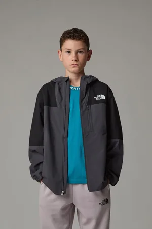 The North Face Black Teen Hike Packable Shell Jacket XL