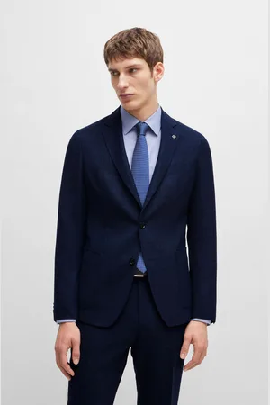 HUGO BOSS Mens Linen Slim Fit Jacket