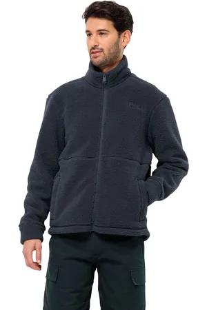 Jack Wolfskin Mens Navy Felslicht FZ Fleece