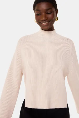 Whistles Womens Wool Mix Side Detail Knit Jumper