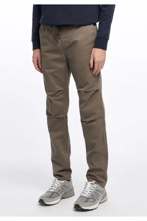 Penfield Mens Hudson Script 100% Cotton Elasticated Waist Trousers