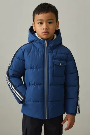 Reiss Boys Airforce Walters 3-9 yrs Fleece-Collar Quilted-Shell Jacket