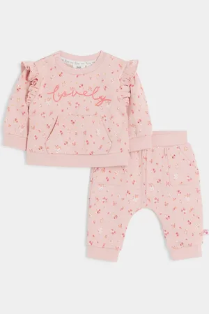 River Island Girls Baby Girls Floral Print Sweatshirt