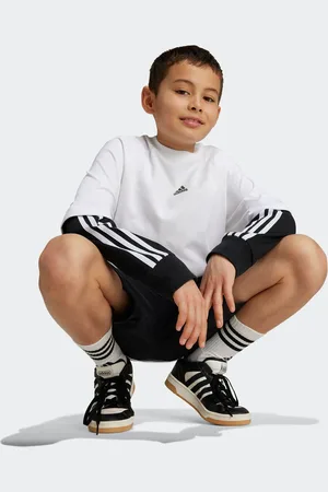 adidas Boys Kids Street Jam 2 in 1 Long Sleeve Long Sleeve Top