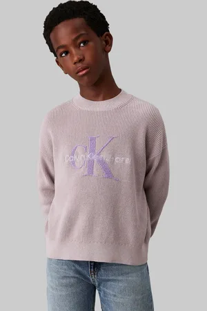 Calvin Klein Boys Towelling Stitch Jumper