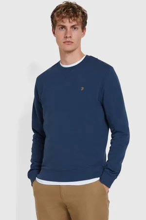 Farah Mens Tim New Crew Neck Sweatshirt