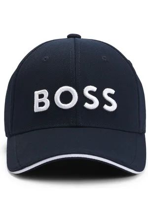 HUGO BOSS Mens Embroidered Logo Cap in Knitted Piqué