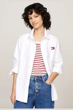 Tommy Hilfiger Womens Relaxed Badge Shirt