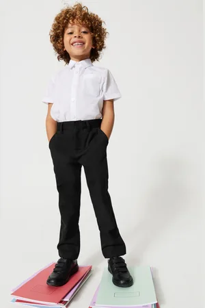 Clarks Boys Boys Fastened School Trousers with Stretch