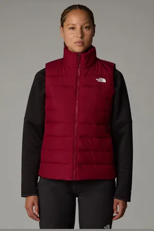 The North Face Red Womens Aconcagua III Gilet S