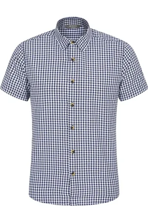 Mountain Warehouse Weekender Mens 100% Cotton Short Sleeve Shirt M