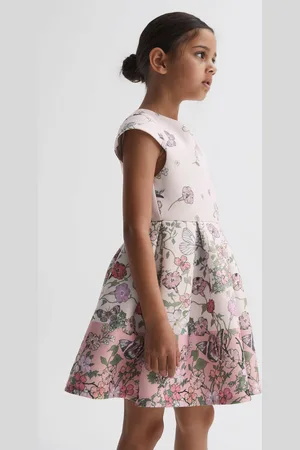Reiss Girls Tammy 9-14 yrs Scuba Floral Printed Dress