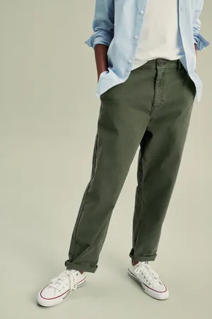 Next Boys Khaki Loose Fit Chino Trousers (3-16yrs)