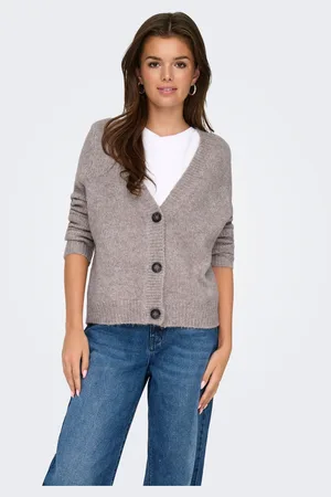 ONLY Womens Cosy Button Up Knitted Cardigan