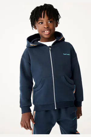 Paul Smith Boys Boys Signature 100% Cotton Zip Up Jacket