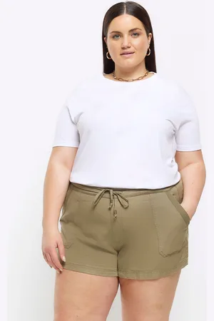 River Island Womens Curve Casual Relaxed Shorts