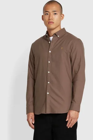 Farah Brewer Long Sleeve Shirt L