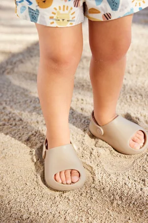 Next Boys Neutral Sliders with Backstrap
